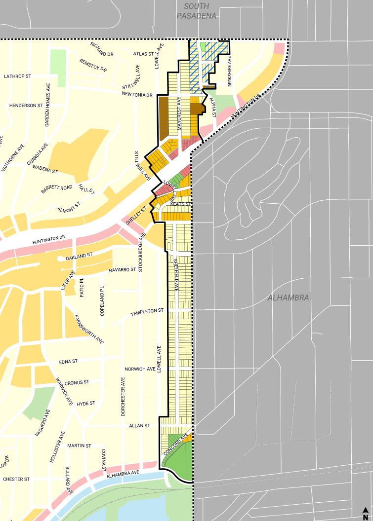 El Sereno / 710 Corridor Rezoning | Plan Map | Los Angeles City Planning