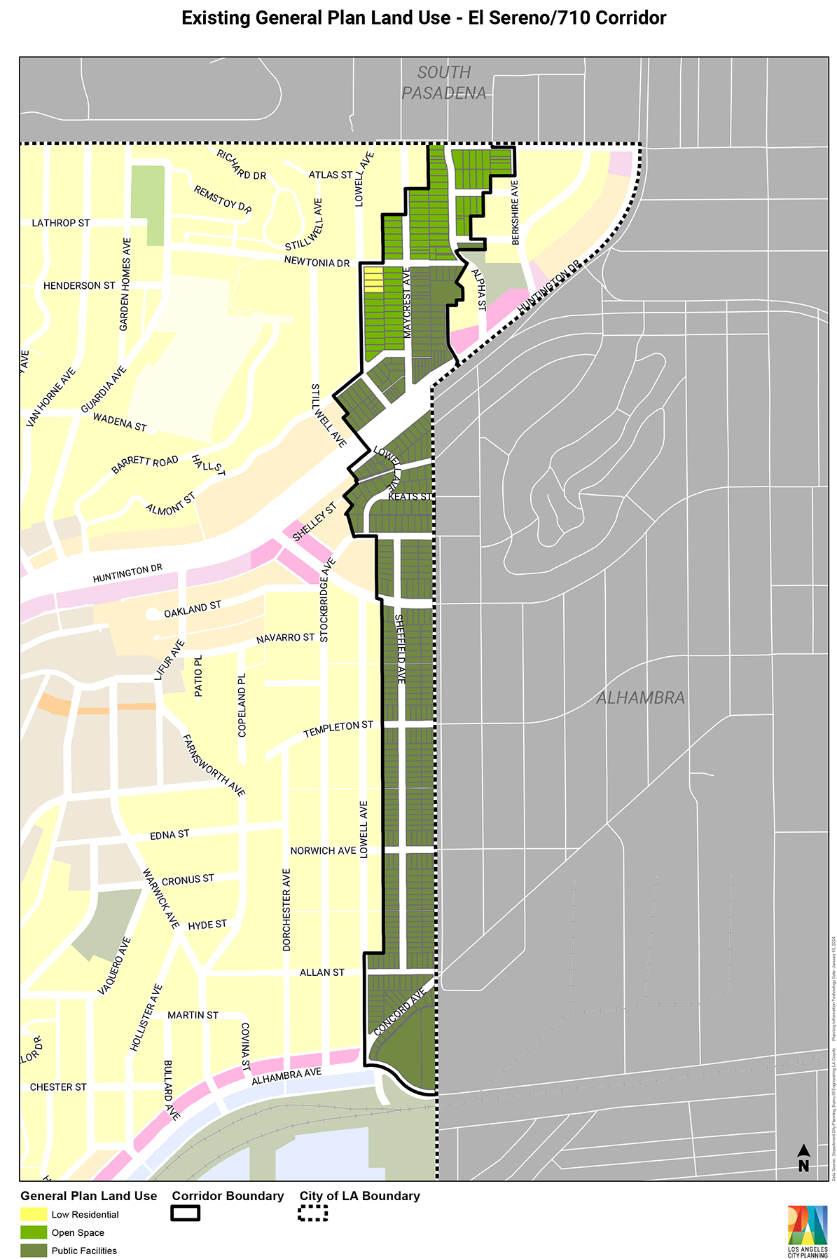 El Sereno / 710 Corridor Rezoning | Plan Map | Los Angeles City Planning