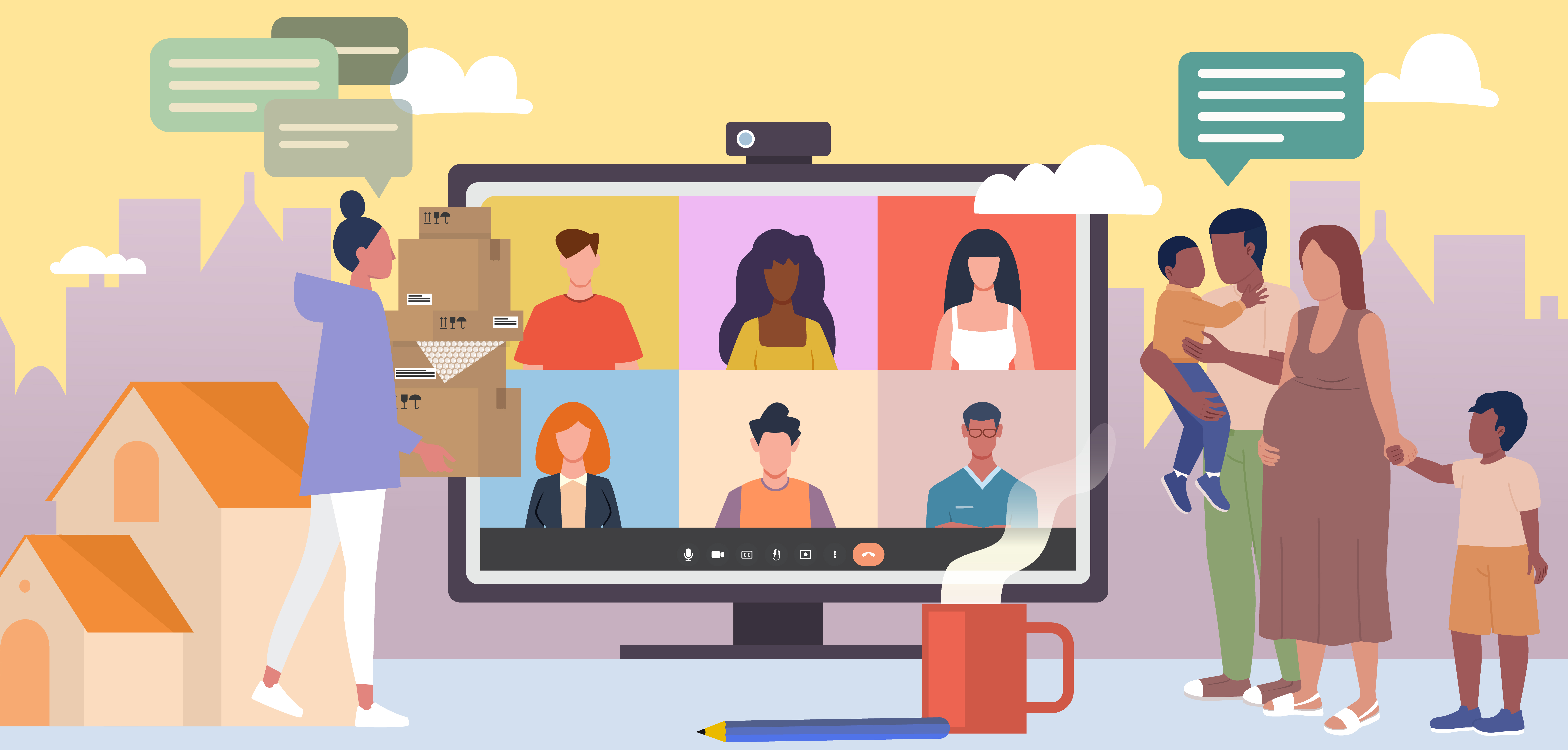 monthly newsletter background